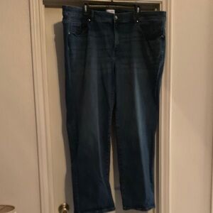 Lane Bryant Dark Blue Straight Leg Jeans